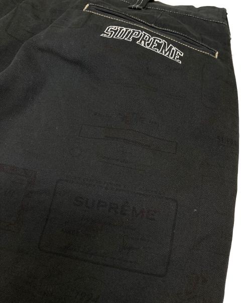 SUPREME（シュプリーム）SUPREME (シュプリーム) Chino Pant Overdyed Labels ブラック サイズ:30の古着・服飾アイテム