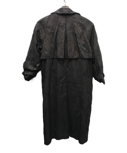 london fog（ロンドンフォグ）london fog (ロンドンフォグ) レオパードプリントトレンチコート ブラウン サイズ:14の古着・服飾アイテム