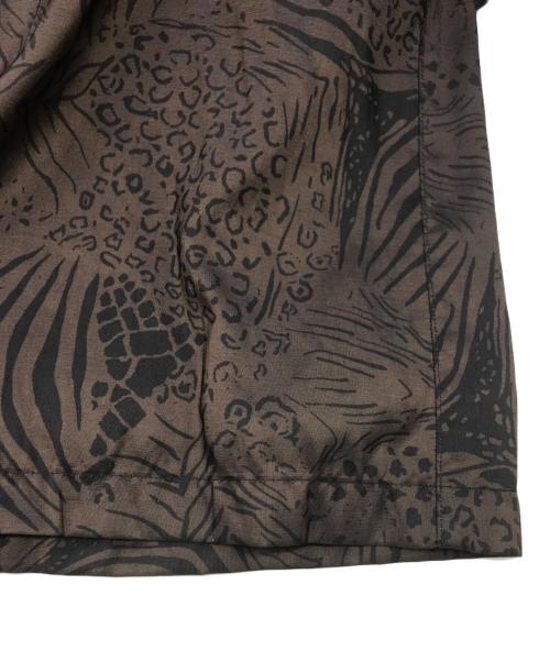 london fog（ロンドンフォグ）london fog (ロンドンフォグ) レオパードプリントトレンチコート ブラウン サイズ:14の古着・服飾アイテム