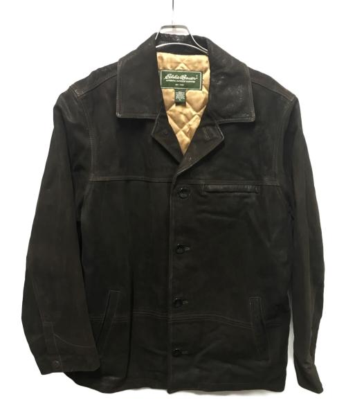 Eddie Bauer（エディーバウアー）Eddie Bauer (エディーバウアー) ラムレザーコート ブラウン サイズ:XLの古着・服飾アイテム
