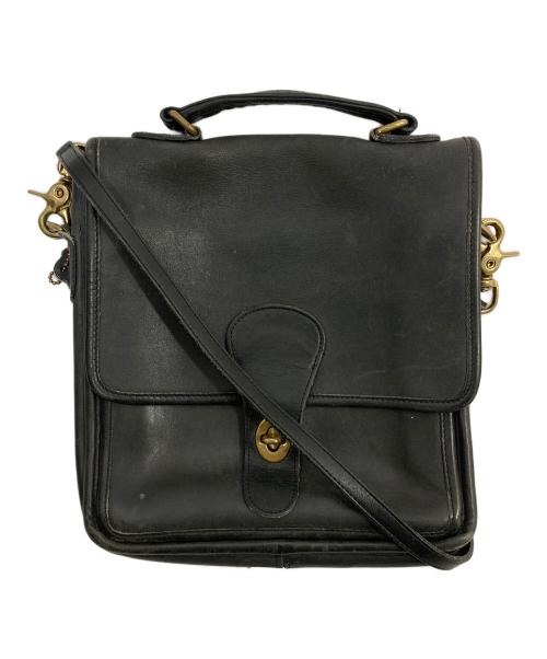 COACH（コーチ）COACH (コーチ) ターンロックショルダーバッグ ブラックの古着・服飾アイテム