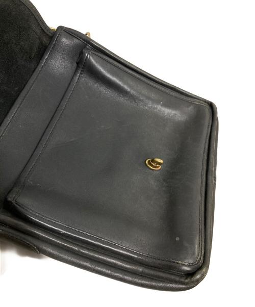 COACH（コーチ）COACH (コーチ) ターンロックショルダーバッグ ブラックの古着・服飾アイテム