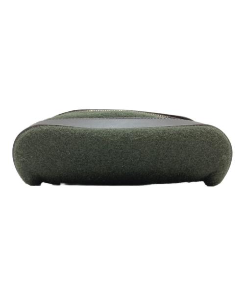 TOD'S（トッズ）TOD'S (トッズ) Tモノグラムウール2WAYショルダーバッグ グリーンの古着・服飾アイテム