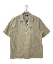 FRED PERRY（フレッドペリー）の古着「REVERE Open Collar SHIRTS」｜カーキ