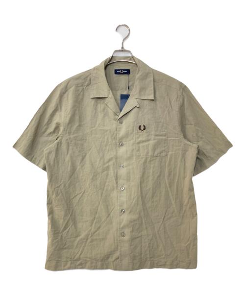 FRED PERRY（フレッドペリー）FRED PERRY (フレッドペリー) REVERE Open Collar SHIRTS カーキ サイズ:L 未使用品の古着・服飾アイテム