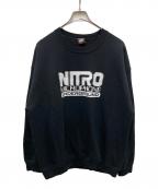 RAP TEESラップティーズ）の古着「プリントスウェット」｜ブラック