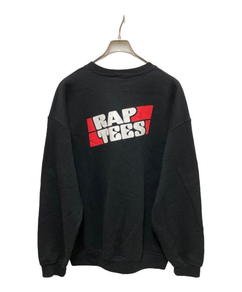 RAP TEES（ラップティーズ）RAP TEES (ラップティーズ) プリントスウェット ブラック サイズ:Lの古着・服飾アイテム