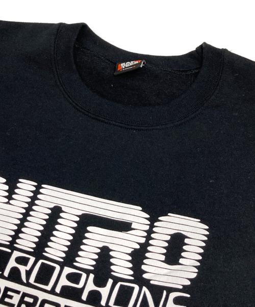 RAP TEES（ラップティーズ）RAP TEES (ラップティーズ) プリントスウェット ブラック サイズ:Lの古着・服飾アイテム