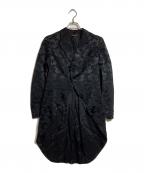 COMME des GARCONSコムデギャルソン）の古着「ロング燕尾ジャケット」｜ブラック