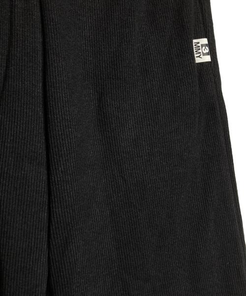 Maison MIHARA YASUHIRO（メゾン ミハラ ヤスヒロ）Maison MIHARA YASUHIRO (メゾン ミハラ ヤスヒロ) GATHERED KNIT PANTS ブラック サイズ:36の古着・服飾アイテム