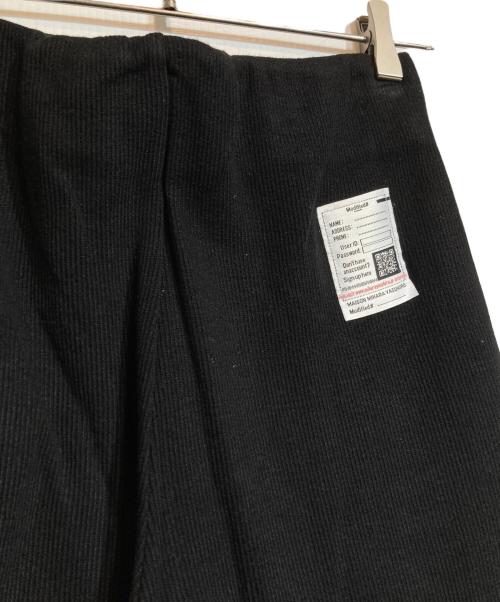 Maison MIHARA YASUHIRO（メゾン ミハラ ヤスヒロ）Maison MIHARA YASUHIRO (メゾン ミハラ ヤスヒロ) GATHERED KNIT PANTS ブラック サイズ:36の古着・服飾アイテム