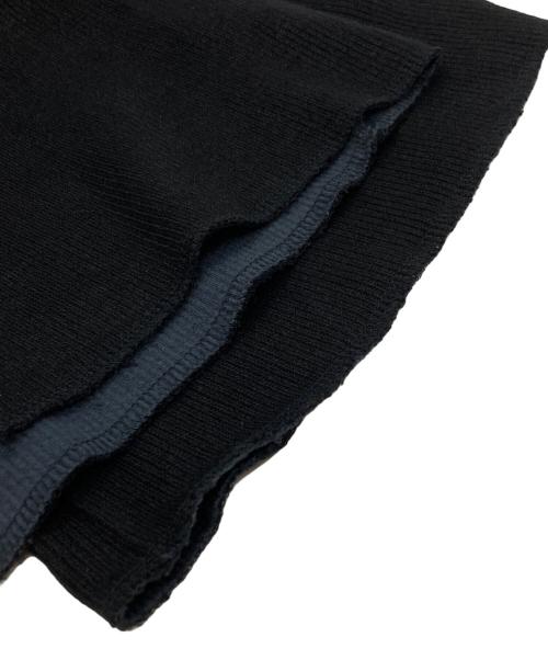 Maison MIHARA YASUHIRO（メゾン ミハラ ヤスヒロ）Maison MIHARA YASUHIRO (メゾン ミハラ ヤスヒロ) GATHERED KNIT PANTS ブラック サイズ:36の古着・服飾アイテム