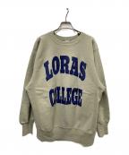 Champion REVERSE WEAVEチャンピオン リバース ウィーブ）の古着「90’s 2段プリントスウェット」｜グレー