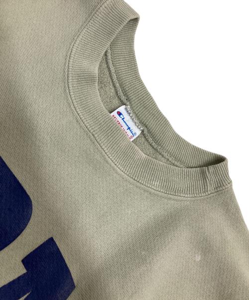 Champion REVERSE WEAVE（チャンピオン リバース ウィーブ）Champion REVERSE WEAVE (チャンピオン リバース ウィーブ) 90’s 2段プリントスウェット グレー サイズ:X-LARGEの古着・服飾アイテム