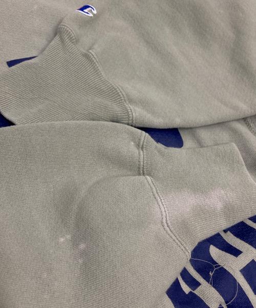 Champion REVERSE WEAVE（チャンピオン リバース ウィーブ）Champion REVERSE WEAVE (チャンピオン リバース ウィーブ) 90’s 2段プリントスウェット グレー サイズ:X-LARGEの古着・服飾アイテム