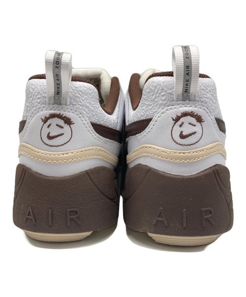 NIKE（ナイキ）NIKE (ナイキ) Travis Scott (トラヴィス・スコット) Zoom Field Jaxx ブラウン×ホワイト サイズ:29cmの古着・服飾アイテム