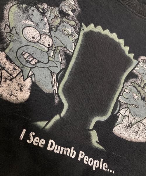 The Simpsons（ザ シンプソンズ）The Simpsons (ザ シンプソンズ) アニメプリントTシャツ ネイビー サイズ:Lの古着・服飾アイテム