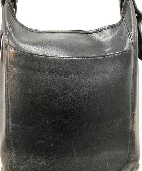 COACH（コーチ）COACH (コーチ) レザーワンショルダーバッグ ブラックの古着・服飾アイテム