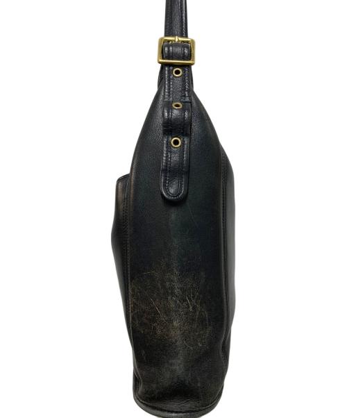 COACH（コーチ）COACH (コーチ) レザーワンショルダーバッグ ブラックの古着・服飾アイテム