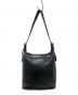COACH (コーチ) レザーワンショルダーバッグ ブラック：12000円