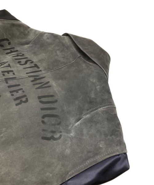 Dior（ディオール）Dior (ディオール) Atelier Bomber Jacket グレー サイズ:44の古着・服飾アイテム