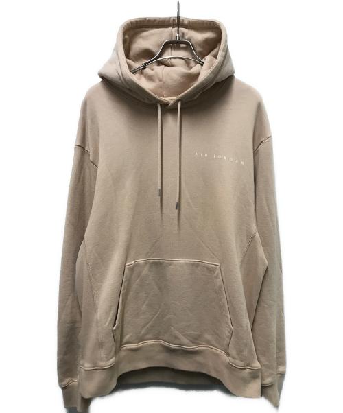 JORDAN（ジョーダン）JORDAN (ジョーダン) UNION (ユニオン) M J UNION FLC HOODIE ベージュ サイズ:Ｌの古着・服飾アイテム