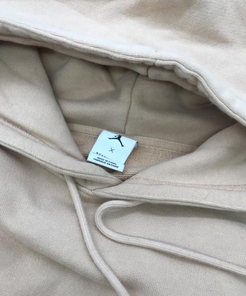 JORDAN（ジョーダン）JORDAN (ジョーダン) UNION (ユニオン) M J UNION FLC HOODIE ベージュ サイズ:Ｌの古着・服飾アイテム