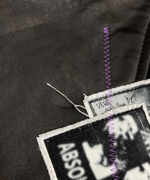 ZARA（ザラ）ZARA (ザラ) ANDERSSON BELL (アンダーソンベル) ニットコンビレザージャケット X ブラック サイズ:Sの古着・服飾アイテム