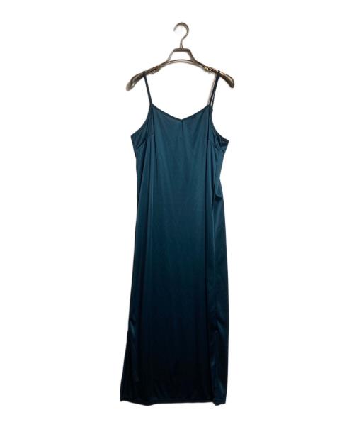 UN3D.（アンスリード）UN3D. (アンスリード) メッシュレイヤードワンピース グリーン サイズ:38の古着・服飾アイテム