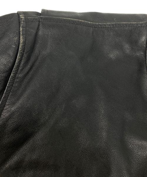 GAP（ギャップ）GAP (ギャップ) シングルレザージャケット ブラック サイズ:Sの古着・服飾アイテム