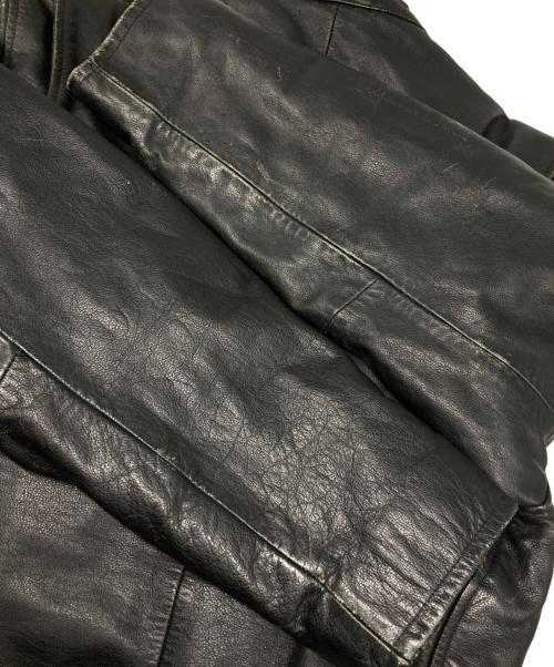 GAP（ギャップ）GAP (ギャップ) シングルレザージャケット ブラック サイズ:Sの古着・服飾アイテム