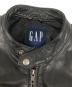 中古・古着 GAP (ギャップ) シングルレザージャケット ブラック サイズ:S：25000円
