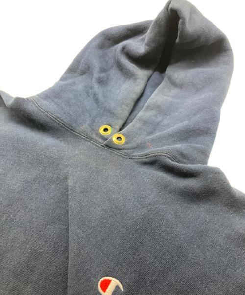Champion REVERSE WEAVE（チャンピオン リバース ウィーブ）Champion REVERSE WEAVE (チャンピオン リバース ウィーブ) 80’s リバースウィーブスウェットプルオーバーパーカー ネイビー サイズ:Lの古着・服飾アイテム