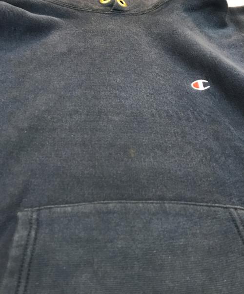 Champion REVERSE WEAVE（チャンピオン リバース ウィーブ）Champion REVERSE WEAVE (チャンピオン リバース ウィーブ) 80’s リバースウィーブスウェットプルオーバーパーカー ネイビー サイズ:Lの古着・服飾アイテム