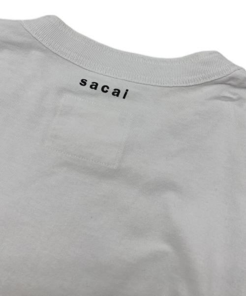 sacai（サカイ）sacai (サカイ) Embroidery T-Shirt ホワイト サイズ:3の古着・服飾アイテム