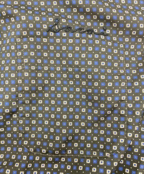 sacai（サカイ）sacai (サカイ) KOMON PRINT SHIRT ネイビー サイズ:2の古着・服飾アイテム