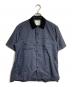sacai（サカイ）の古着「KOMON PRINT SHIRT」｜ネイビー