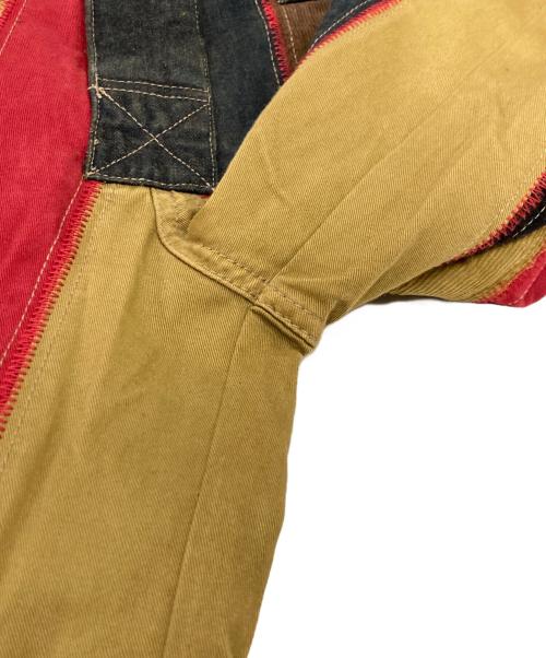 stuka（ストゥーカ）stuka (ストゥーカ) jeans raver stripe pants キャメル×ブラウン×ブラック サイズ:32の古着・服飾アイテム