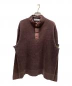 STONE ISLANDストーンアイランド）の古着「ハーフジップスウェット」｜ブラウン