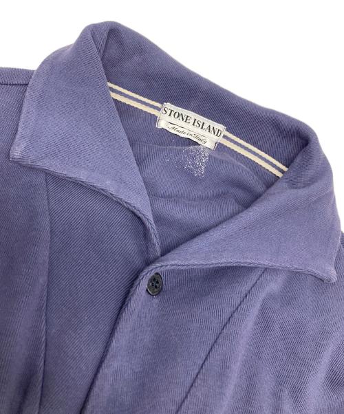 STONE ISLAND（ストーンアイランド）STONE ISLAND (ストーンアイランド) ハーフボタンスウェット パープル サイズ:XLの古着・服飾アイテム