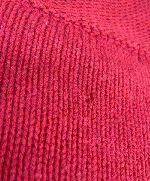 STONE ISLAND（ストーンアイランド）STONE ISLAND (ストーンアイランド) ハイネックニット レッド サイズ:Mの古着・服飾アイテム