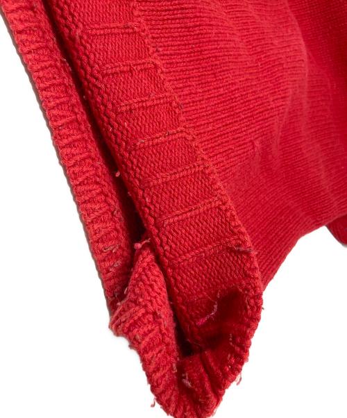 STONE ISLAND（ストーンアイランド）STONE ISLAND (ストーンアイランド) ハイネックニット レッド サイズ:Mの古着・服飾アイテム