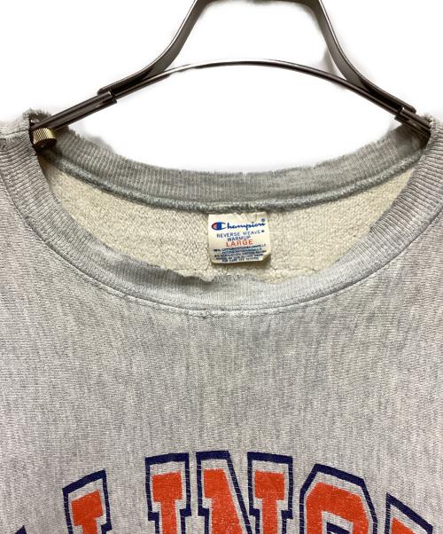 Champion REVERSE WEAVE（チャンピオン リバース ウィーブ）Champion REVERSE WEAVE (チャンピオン リバース ウィーブ) 80’Sリバースウィーブスウェット グレー サイズ:Lの古着・服飾アイテム