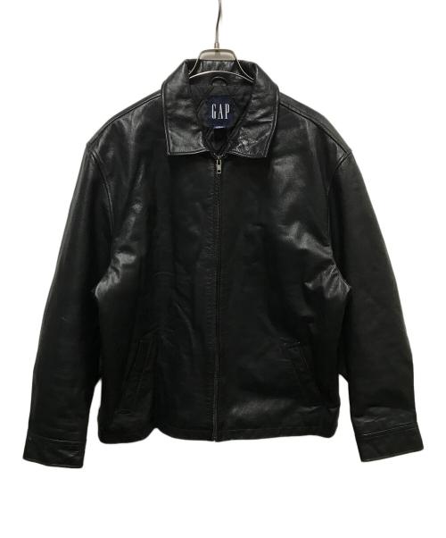 OLD GAP（オールドギャップ）OLD GAP (オールドギャップ) 90Sレザージャケット ブラック サイズ:Lの古着・服飾アイテム