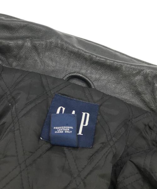 OLD GAP（オールドギャップ）OLD GAP (オールドギャップ) 90Sレザージャケット ブラック サイズ:Lの古着・服飾アイテム
