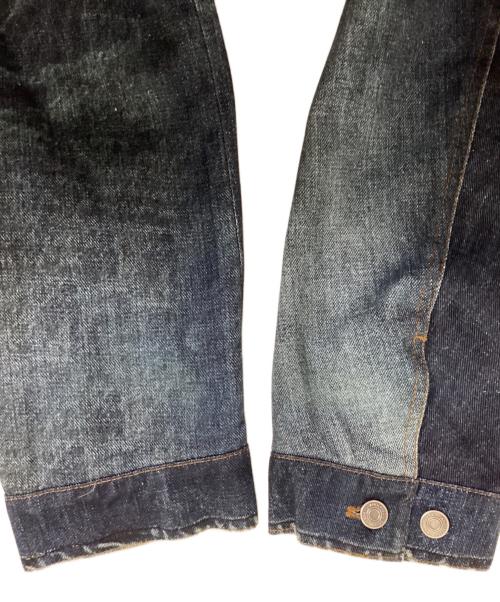 ZARA（ザラ）ZARA (ザラ) ANDERSSON BELL (アンダーソンベル) コンビデニムジャケット ブルー×ブラック サイズ:Lの古着・服飾アイテム