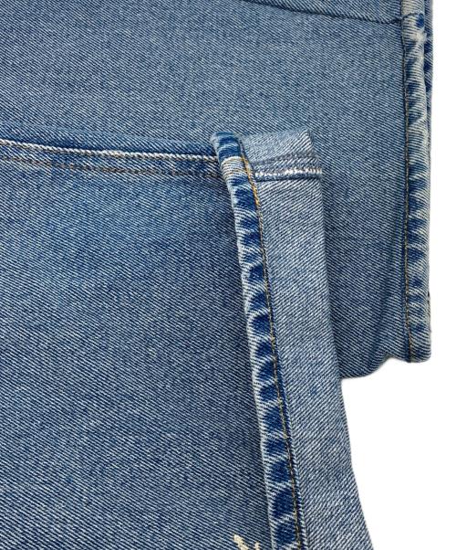 MM6 Maison Margiela（エムエムシックスメゾンマルジェラ）MM6 Maison Margiela (エムエムシックス メゾンマルジェラ) ペイント加工バルーンデニム ブルー サイズ:26の古着・服飾アイテム