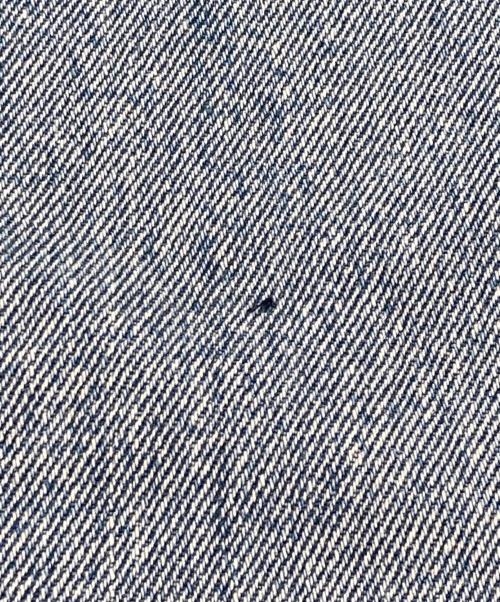 MM6 Maison Margiela（エムエムシックスメゾンマルジェラ）MM6 Maison Margiela (エムエムシックス メゾンマルジェラ) ペイント加工バルーンデニム ブルー サイズ:26の古着・服飾アイテム