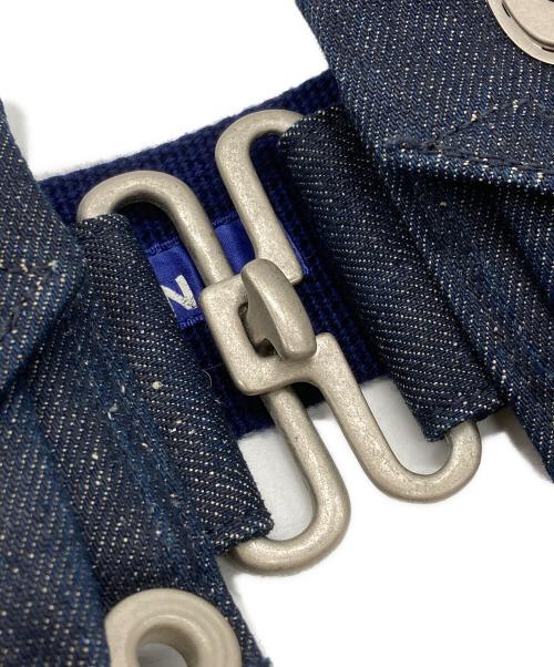 COMME des GARCONS JUNYA WATANABE MAN（コム デ ギャルソン ジュンヤ ワタナベ マン）COMME des GARCONS JUNYA WATANABE MAN (コム デ ギャルソン ジュンヤ ワタナベ マン) マルチポケットデニムベルトバッグ インディゴの古着・服飾アイテム