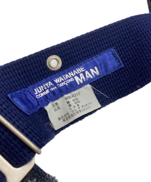 COMME des GARCONS JUNYA WATANABE MAN（コム デ ギャルソン ジュンヤ ワタナベ マン）COMME des GARCONS JUNYA WATANABE MAN (コム デ ギャルソン ジュンヤ ワタナベ マン) マルチポケットデニムベルトバッグ インディゴの古着・服飾アイテム